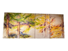 Load image into Gallery viewer, 255.5&quot;L x 60.25&quot;H (36.5&quot;L ea) The Seasons Original Painting Series by Helen B Beck
