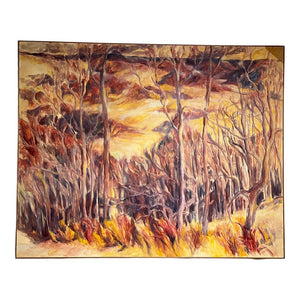 60.5" x 48.5" "Mardi Gras" Painting by Helen B Beck