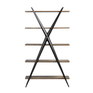 79"H x 43.5"W x 14.5'D ARHAUS Xander Bookshelf (Imperfect)
