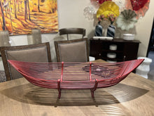 Load image into Gallery viewer, 39&quot; Red Boat Shaped Basket
