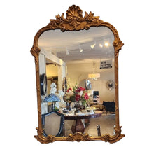 Load image into Gallery viewer, 28.5&quot; x 42&quot; Vintage Louis XVI Style Gilt Wall Mirror
