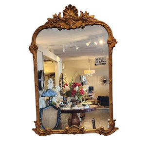 28.5" x 42" Vintage Louis XVI Style Gilt Wall Mirror