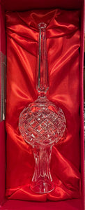 10" Waterford Crystal Tree Topper w/Box