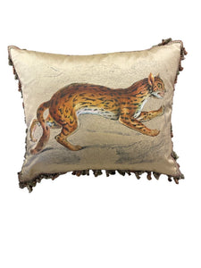 24" x 20" ( NEW) Shantalle's Studio Silk Hand Painted Accent Pillow (2 Available)