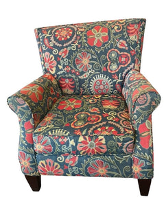 34"W x 36"H x 25"D Craftmaster Furniture Medallion Upholstered Chair