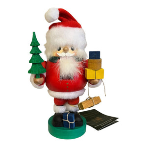 9" Santa Nutcracker w/ Pyramid by Richard Glasser