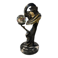 Load image into Gallery viewer, 11&quot; J.B. Hirsch Erte Style Sophisticated Lady w/ Crystal Ball
