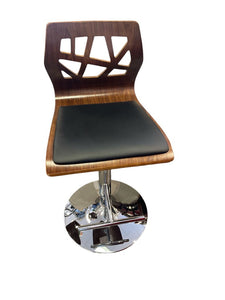 Pair -16" w x 35" H Benjara Taburete Adjustable Bar Stools