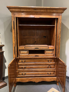 85.5"H x 60"W x 29"D French Country Armoire w/ Pocket Style Doors from Conley Interiors