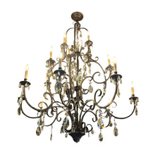 Load image into Gallery viewer, 74"L Tuscan Style Crystal Chandelier
