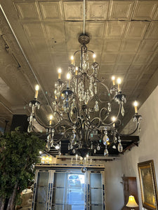 74"L Tuscan Style Crystal Chandelier