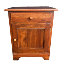 Load image into Gallery viewer, 26&quot;H x 21&quot;W x 18&quot;D Cherry Nightstand w/ Cabinet Door
