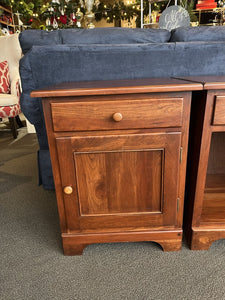 26"H x 21"W x 18"D Cherry Nightstand w/ Cabinet Door