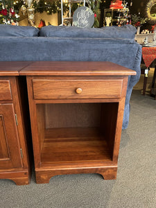 26"H x 21"W x 18"D Cherry Nightstand