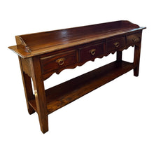 Load image into Gallery viewer, 77&quot; L x 19&quot; W x 38&quot; H 4 Drawer Console Table w/ Shelf (From Connelly)
