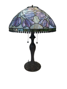 23" 3 Pull Chain Tiffany Style Table Lamp