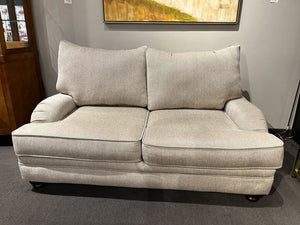 70"L x 42"D x 42"H Corinthian Inc. Milan Beige Loveseat