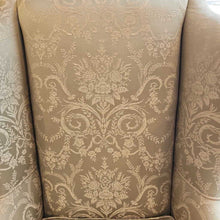 Load image into Gallery viewer, 46&quot; H x 34&quot; Wx 32&quot; D Damask Queen Anne Wing Chair
