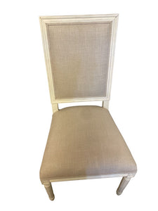 40" H x 20" W Distressed White Dining Chair (3 Available)