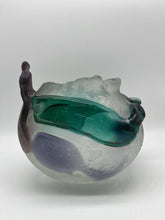 Load image into Gallery viewer, 7&quot; Judson Guerard Signed Glass Art Vase (retails for $400-$1500)
