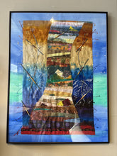 Load image into Gallery viewer, 29.5&quot; x 22.25&quot; Trails Textile Piece by Beverly Speller
