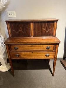 36.75"W x 18.5"D 45"H Antique 18th Century Secretary Desk