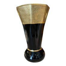 Load image into Gallery viewer, 12&quot; Mid Century Etch Cobalt Vase
