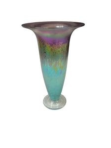 11" Robert Held Canadian Art Multi Color Vase