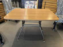 Load image into Gallery viewer, 42&quot;L x 30&quot;D x 29.75&quot;H MCM Atomic Style Metal Base Table
