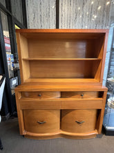 Load image into Gallery viewer, 62&quot;H x 48&quot;L x 19&quot;D MCM Wooden Hutch
