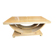 Load image into Gallery viewer, 36&quot;Lx 18&quot;D x 17&quot;H Art Deco Gilbert Rohde for Brown Saltman Style Coffee Table Imperfect
