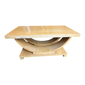 36"Lx 18"D x 17"H Art Deco Gilbert Rohde for Brown Saltman Style Coffee Table Imperfect