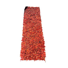 Load image into Gallery viewer, 8&#39; x 2&#39; Safavieh Leather Shag Runner
