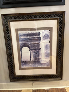 34"x 28" Paris Vintage Style Print