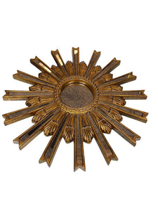 20" ETHAN ALLEN Gilt Star Burst Mirror