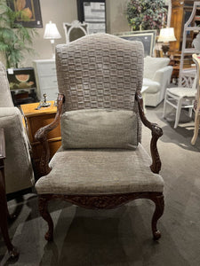 46.5"H x 23"D x 28"W Woodmark by Herman Miller Co. Arm Chair from the Kittinger Gallery