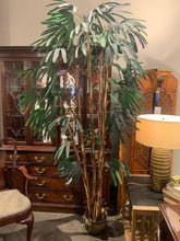 Load image into Gallery viewer, 18" Robinso Ransbottom Embossed Floral Ceramic Umbrella Stand Made in USA
