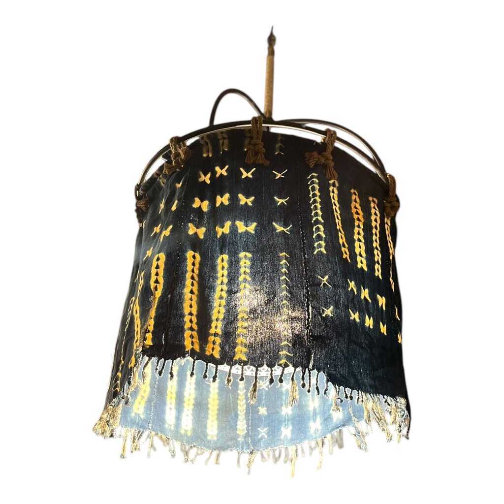 Regina Andrews Vtg Suri Cloth Chandelier