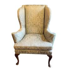 Load image into Gallery viewer, 46&quot; H x 34&quot; Wx 32&quot; D Damask Queen Anne Wing Chair
