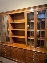 Load image into Gallery viewer, 91&quot;L x 89.5&quot;H x 19&quot;D Kittinger Executive Credenza Bookcase

