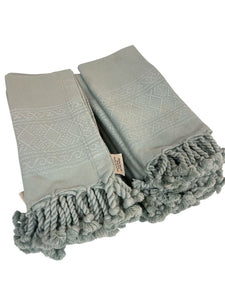8 - Pottery Barn Fringed Napkins