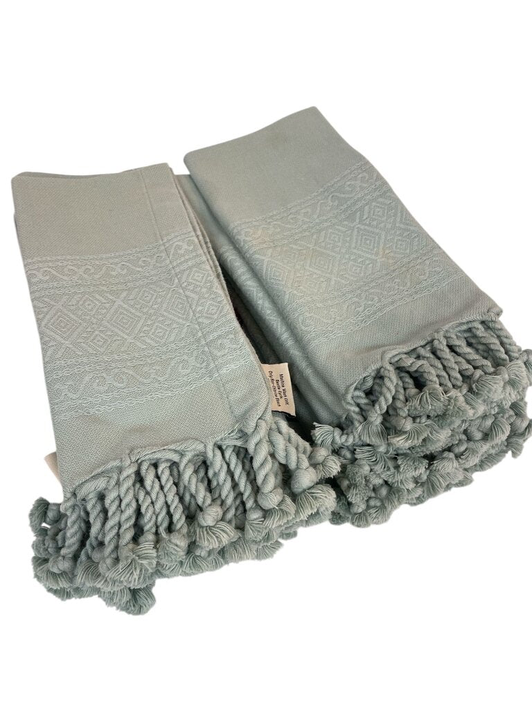 8 - Pottery Barn Fringed Napkins