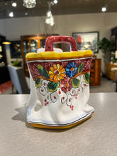 Load image into Gallery viewer, 5.5&quot; Taormina Italian Ceramic Bag/ Utensil Holder
