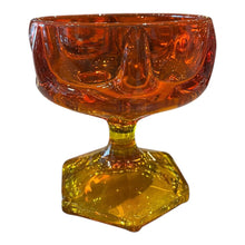 Load image into Gallery viewer, 6.5&quot; Viking Glass Amberina Compote
