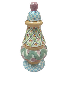 8.5" MacKenzie Childs Sugar Shaker