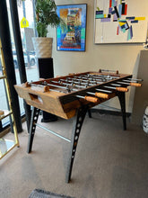 Load image into Gallery viewer, 57&quot;L x 48&quot;D x 37.5&quot;H Reclaimed Cast Iron &amp; Wood Foosball Table
