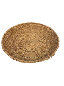 21.5" Dia. Wicker Tray