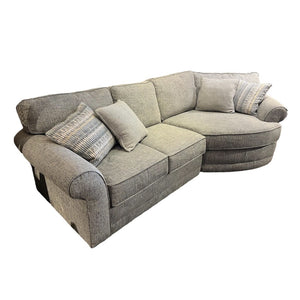105" L x 50" D x 37" H England Inc. 2 Piece Sectional