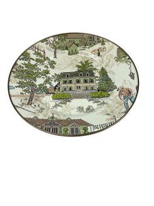 10" MacKenzie Chlds Aurora Farmhouse Metal Enamel Plate (Retired)