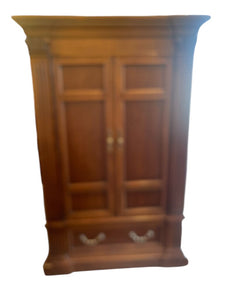 72" H x 47" L x 23" D Stanley Cherry Armoire